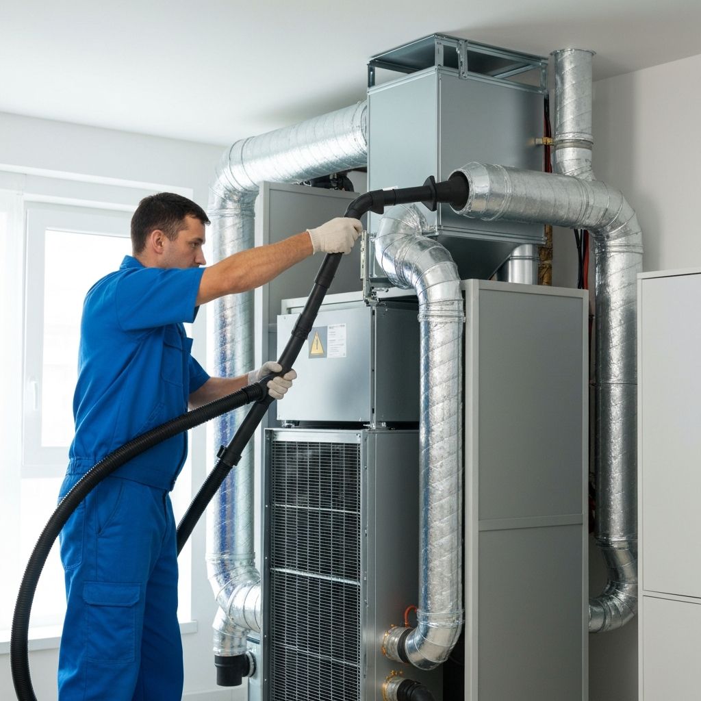HVAC duct cleaning and decontamination service